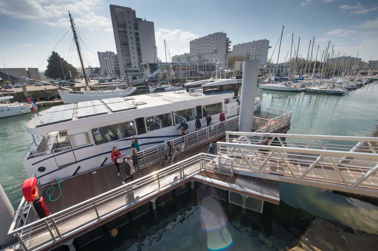 Le nouvel embarcadère du quai des Indes à Lorient